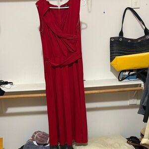 eShakti Red Maxi Dress
